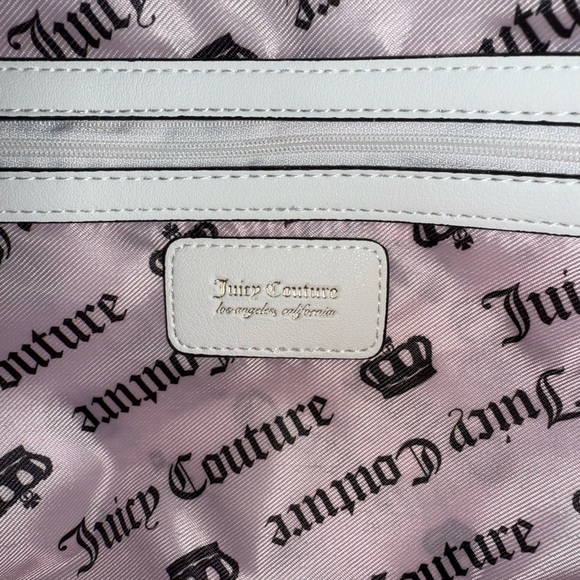 Y2K Juicy Couture Sweet n Juicy Terry Cloth Tote Bag Strawberry Patch Decal NWT - Picture 9 of 14